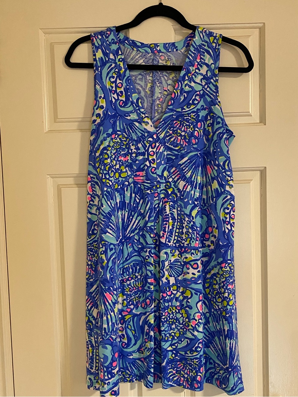 Lily Pulitzer v-neck mini dress, sz Small